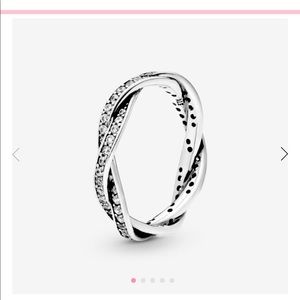 Pandora Twisted Lines Ring